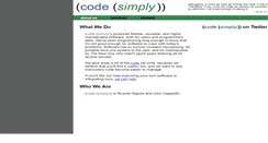 Desktop Screenshot of codesimply.com