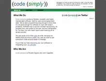 Tablet Screenshot of codesimply.com